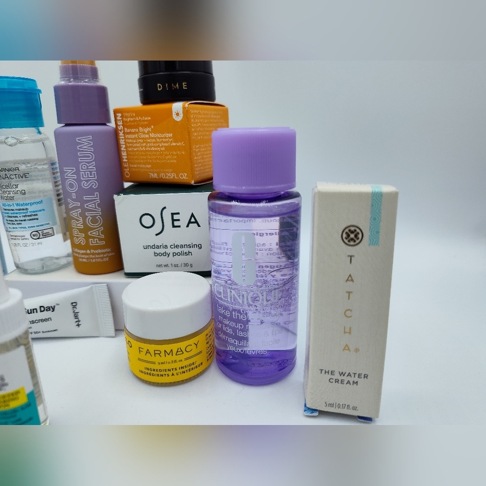 Mini But Mighty Skincare TSA Friendly Tatcha Clinique Kiehl’s OSEA La Roche - Picture 6 of 6